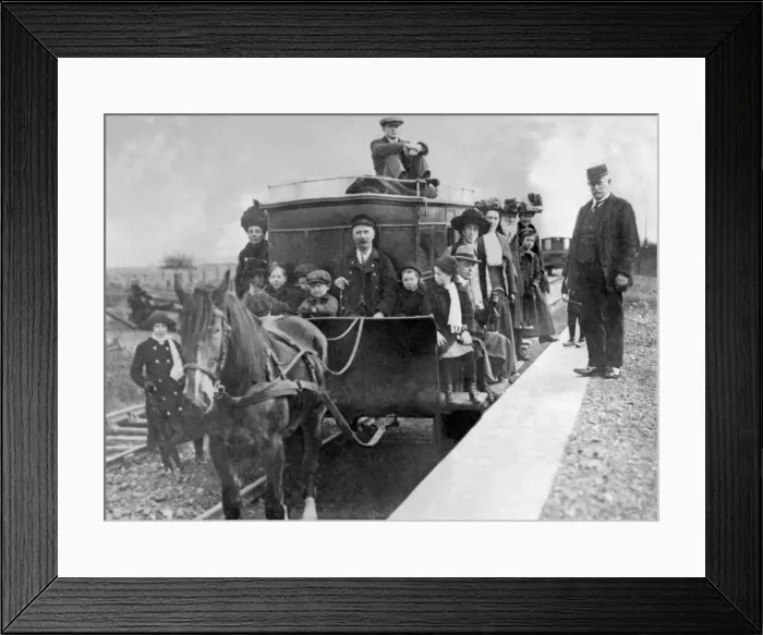 Framed Print : The One Horse Dandy'on the Port Carlisle-Bowness railway Framed Print : The One Horse Dandy'on the Port Carlisle-Bowness railway