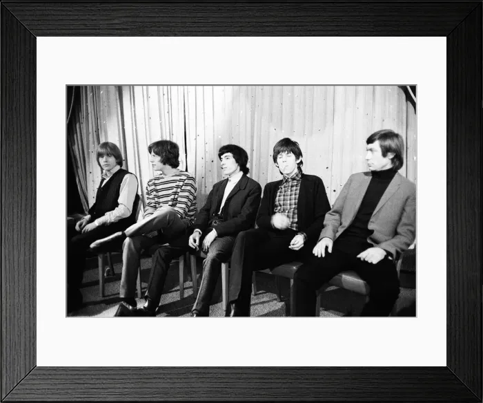 Framed Print : The Rolling Stones at a press conference in the Astor Hotel Framed Print : The Rolling Stones at a press conference in the Astor Hotel