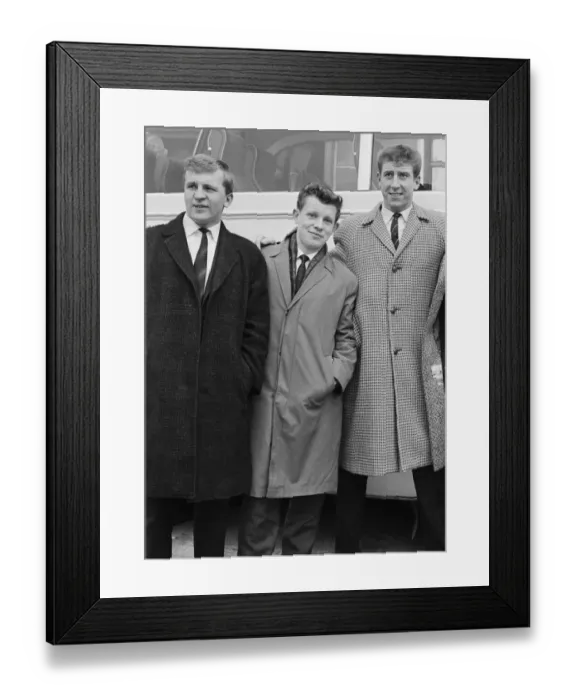 Framed Print : Bolton Wanderers young forward line. l-r: F. Lee, Gordon Taylor and B. Bromley Framed Print : Bolton Wanderers young forward line. l-r: F. Lee, Gordon Taylor and B. Bromley