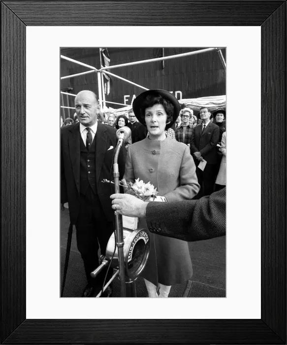 Framed Print : The launch of the Stolt Lion tanker at Hebburn on the 16th October, 1970 Framed Print : The launch of the Stolt Lion tanker at Hebburn on the 16th October, 1970