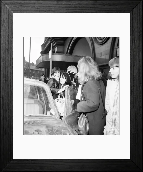 Framed Print : Rolling Stones: Keith Richards leaving Manchester in March 1965 possibly on 11 March Framed Print : Rolling Stones: Keith Richards leaving Manchester in March 1965 possibly on 11 March