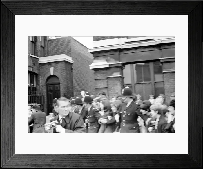 Framed Print : Following an incident in March 1965 Bill Wyman, Mick Jagger & Brian Jones of the Rolling Framed Print : Following an incident in March 1965 Bill Wyman, Mick Jagger & Brian Jones of the Rolling