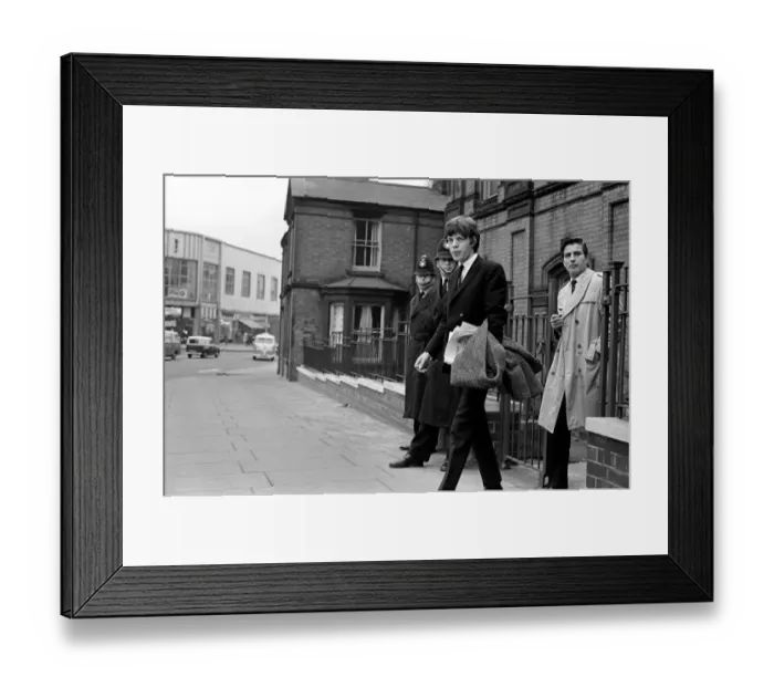 Framed Print : Rolling Stones: Mick Jagger at Tettenhall Magistrates Court Framed Print : Rolling Stones: Mick Jagger at Tettenhall Magistrates Court