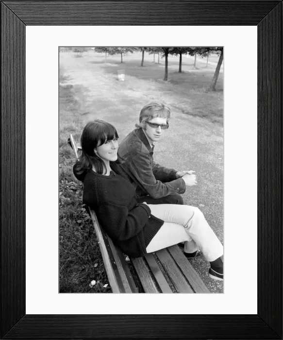 Framed Print : Andrew Loog Oldham, Manager of The Rolling Stones, and his wife Sheila shortly after Framed Print : Andrew Loog Oldham, Manager of The Rolling Stones, and his wife Sheila shortly after
