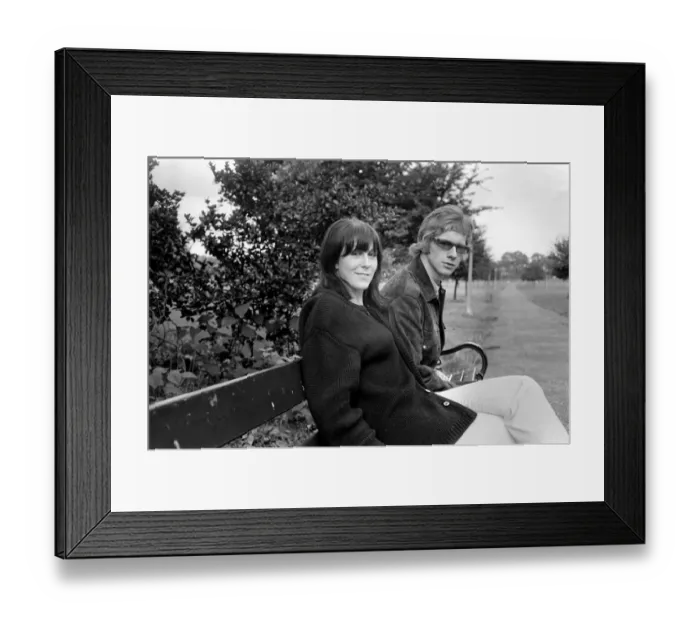 Framed Print : Andrew Loog Oldham, Manager of The Rolling Stones, and his wife Sheila shortly after Framed Print : Andrew Loog Oldham, Manager of The Rolling Stones, and his wife Sheila shortly after