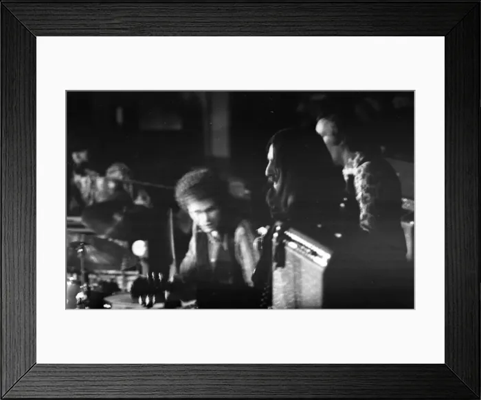 Framed Print : Beatle George Harrison makes his first concert appearance since 1966 - in Birmingham Town Framed Print : Beatle George Harrison makes his first concert appearance since 1966 - in Birmingham Town