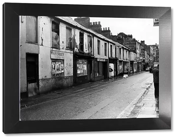 Cardiff - Old - Caroline Street looking towards St Mary Street, 4th January, 1974