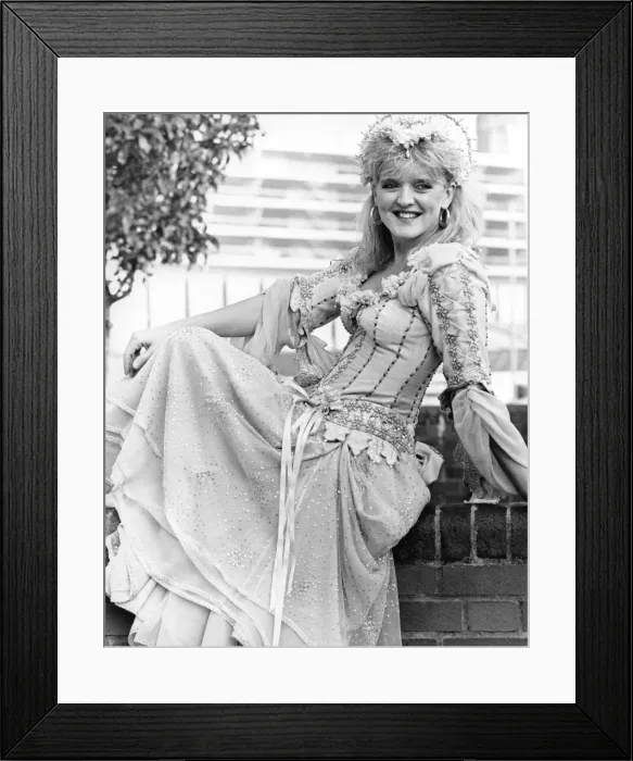 Framed Print : Bernadette Nolan is taking on the role of Maid Marion for a second time in a Christmas Framed Print : Bernadette Nolan is taking on the role of Maid Marion for a second time in a Christmas