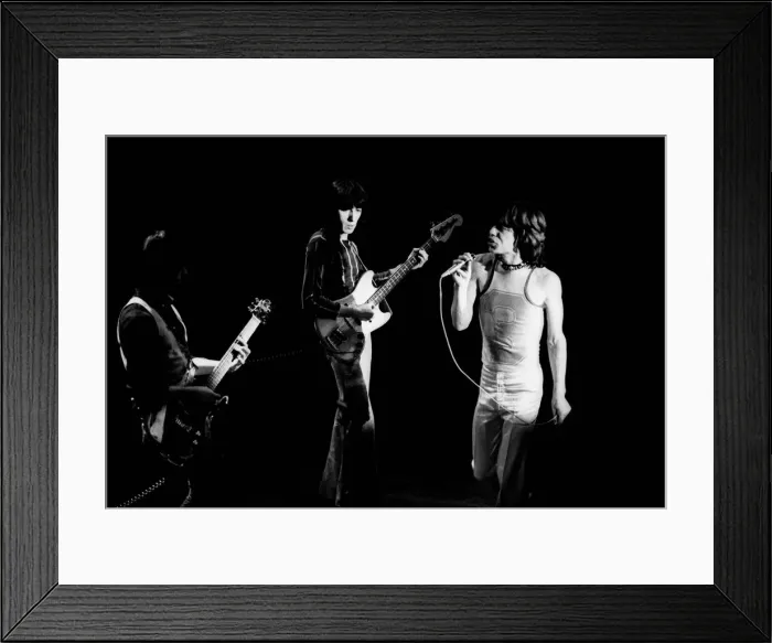 Framed Print : The Rolling Stones perform in concert during the first night of the band Framed Print : The Rolling Stones perform in concert during the first night of the band
