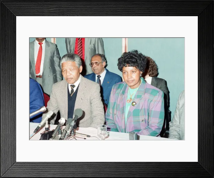 Framed Print : Nelson Mandela leader of the African National Congress (ANC Framed Print : Nelson Mandela leader of the African National Congress (ANC