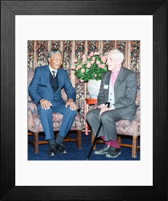 Framed Print : African National Congress (ANC) leader Nelson Mandela on his first trip to the United Framed Print : African National Congress (ANC) leader Nelson Mandela on his first trip to the United