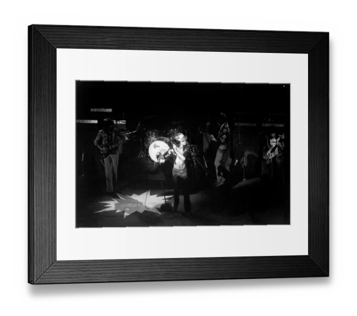 Framed Print : The Rolling Stones at the last concert of their tour at the Round House, London
