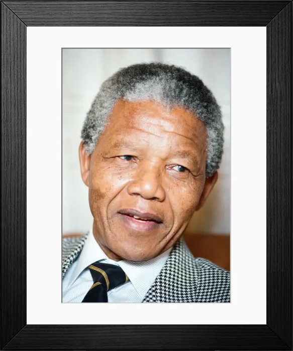 Framed Print : Nelson Mandela leader of the African National Congress (ANC Framed Print : Nelson Mandela leader of the African National Congress (ANC