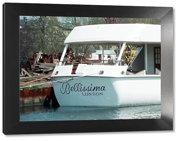 Luxury yacht Bellissima, owned by businessman Bernard Matthews