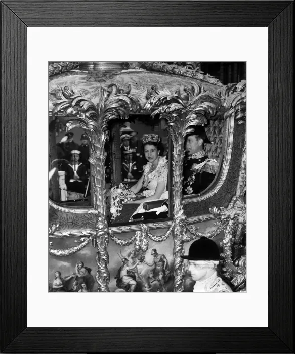 Framed Print : Queen Elizabeth II and her husband Prince Philip, Duke of Edinburgh Framed Print : Queen Elizabeth II and her husband Prince Philip, Duke of Edinburgh