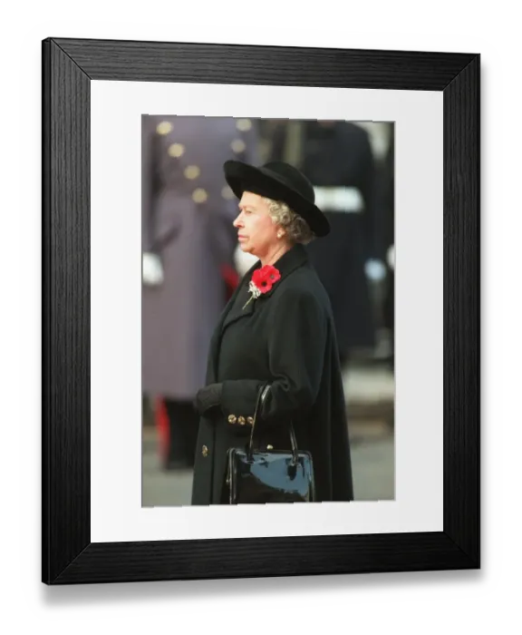Framed Print : Her Majesty Queen Elizabeth II at Remembrance Day Parade at the Cenotaph in Whitehall Framed Print : Her Majesty Queen Elizabeth II at Remembrance Day Parade at the Cenotaph in Whitehall