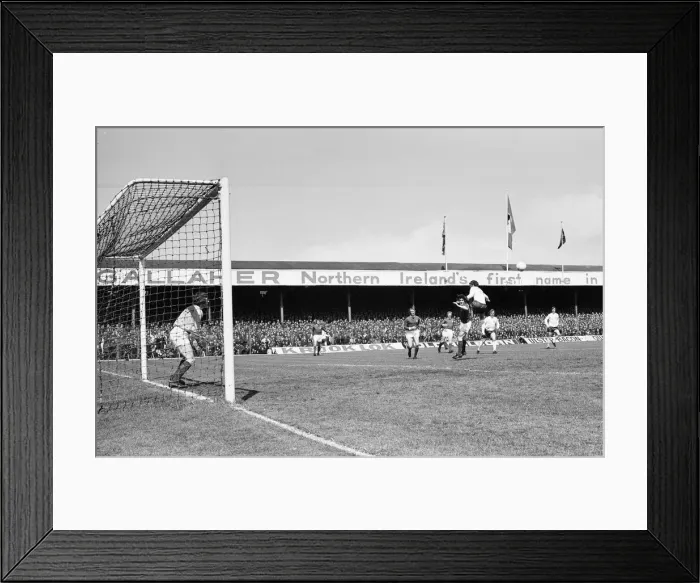 Framed Print : British Home Championship match at Windsor Park, Belfast Framed Print : British Home Championship match at Windsor Park, Belfast