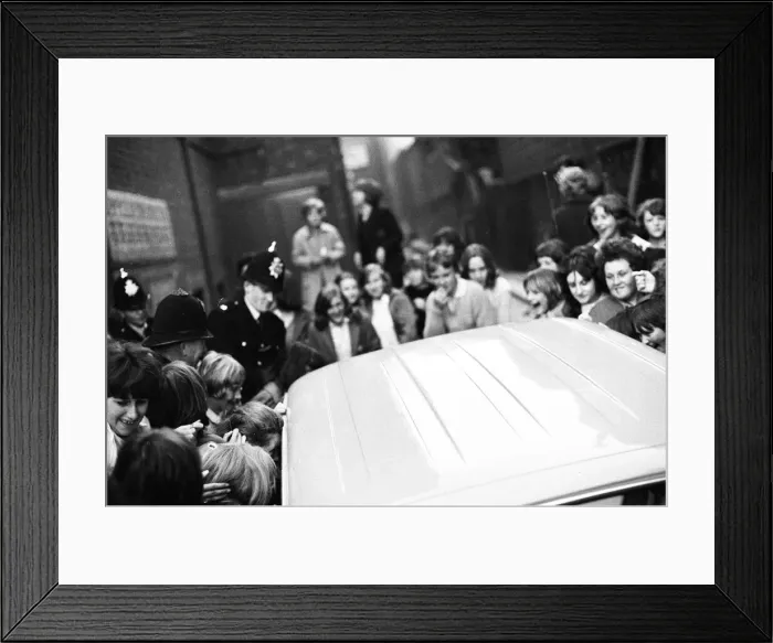 Framed Print : The Rolling Stones arriving at the Gaumont Cinema in Doncaster Framed Print : The Rolling Stones arriving at the Gaumont Cinema in Doncaster