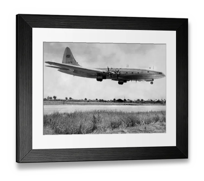 Framed Print : The prototype Bristol Brabazon (Type 167) was a large airliner