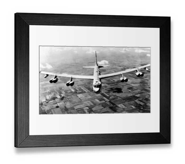 Framed Print : The Boeing B-52 Stratofortress long-range, subsonic, jet-powered strategic bomber