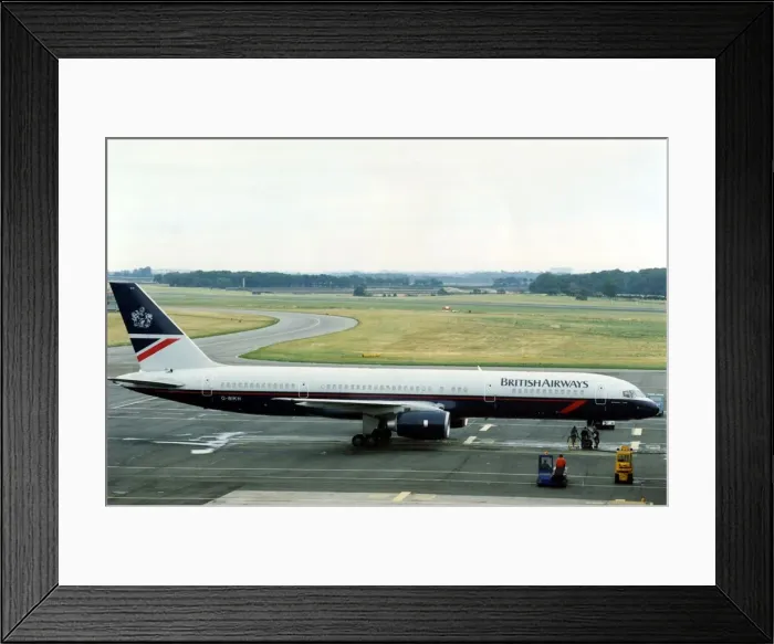 Framed Print : A British Airways 757, named Windsor Castle, taxis at Newcastle Airport Framed Print : A British Airways 757, named Windsor Castle, taxis at Newcastle Airport