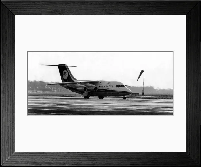 Framed Print : Pilot Lynn Barton flies a Dan-Air British Aerospace 146 (BAe 146) Framed Print : Pilot Lynn Barton flies a Dan-Air British Aerospace 146 (BAe 146)