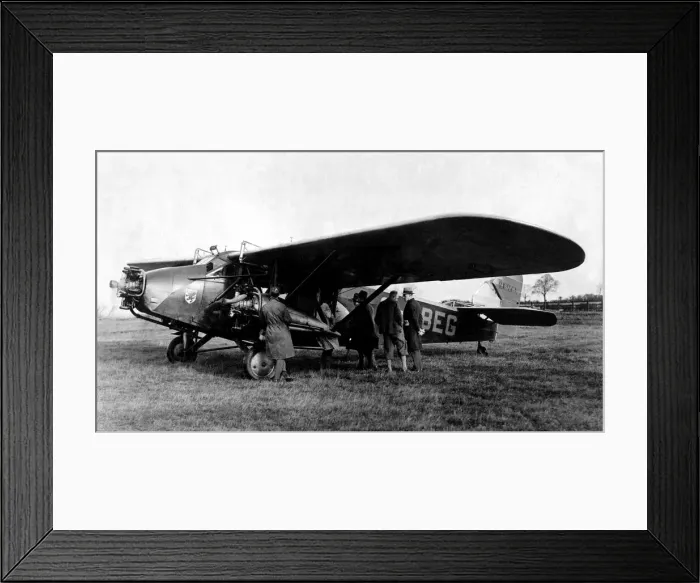 Framed Print : The six seated, three-engined Westland Wessex monoplane aircraft pictured at Cramlington Framed Print : The six seated, three-engined Westland Wessex monoplane aircraft pictured at Cramlington