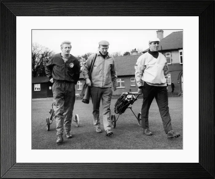 Framed Print : Manchester United players on the golf course at Fairhaven Framed Print : Manchester United players on the golf course at Fairhaven