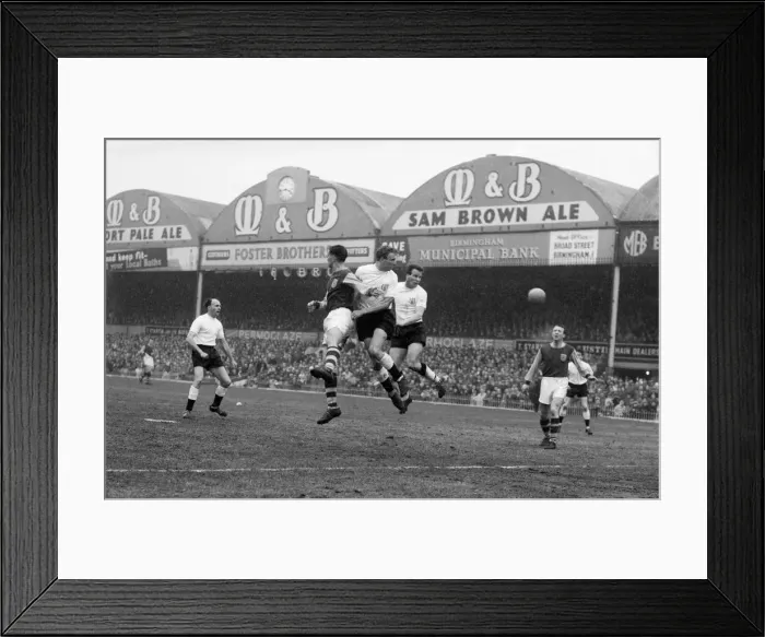 Framed Print : 1962 FA Cup Burnley 1 v. Fulham 1. Action from the game. 31st March 1962 Framed Print : 1962 FA Cup Burnley 1 v. Fulham 1. Action from the game. 31st March 1962