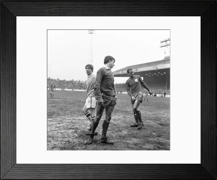 Framed Print : Manchester City 5 v. Fulham 1. 1968 League Campaign. 16th March 1968