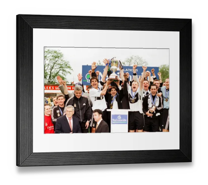 Framed Print : Fulham 3 v. Preston 0 Fulham crowned Division Two Champions Framed Print : Fulham 3 v. Preston 0 Fulham crowned Division Two Champions