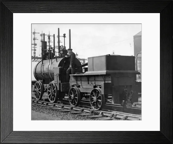Framed Print : Puffing Billy one of Georgen Stephensons first engines on 9th April 1945 Framed Print : Puffing Billy one of Georgen Stephensons first engines on 9th April 1945