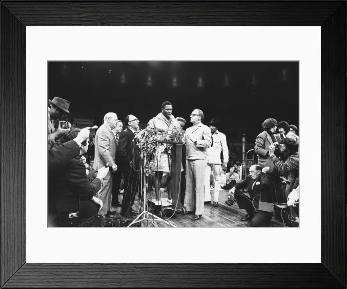 Framed Print : The Fight of the Century (also known as The Fight) is the title boxing writers