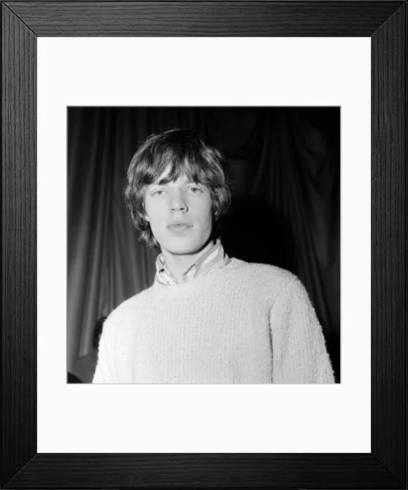 Framed Print : The Rolling Stones backstage at The ABC Theatre, Belfast. Mick Jagger Framed Print : The Rolling Stones backstage at The ABC Theatre, Belfast. Mick Jagger