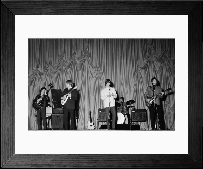 Framed Print : The Rolling Stones performing at The ABC Theatre, Belfast