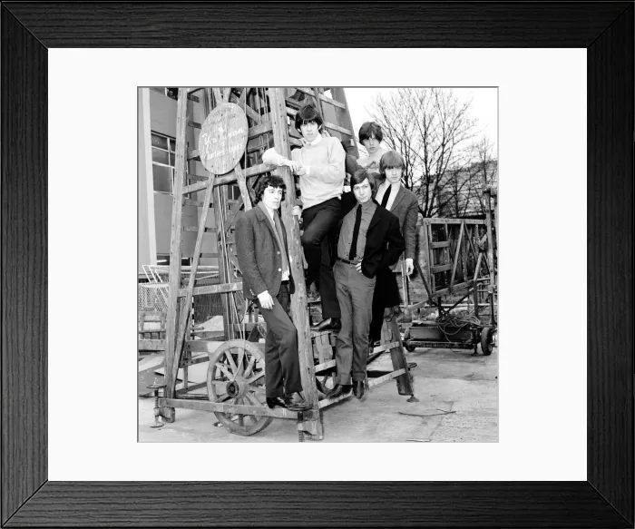 Framed Print : The Rolling Stones at the Mad Mod Ball. l-r Bill Wyman, Keith Richards Framed Print : The Rolling Stones at the Mad Mod Ball. l-r Bill Wyman, Keith Richards