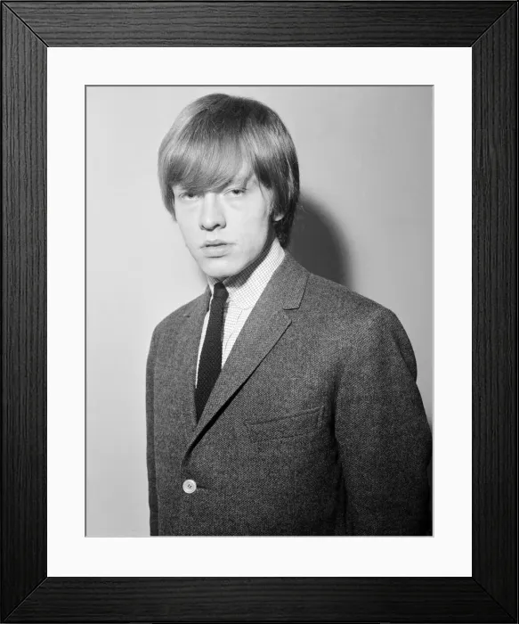 Framed Print : Brian Jones of The Rolling Stones. January 1964 Framed Print : Brian Jones of The Rolling Stones. January 1964