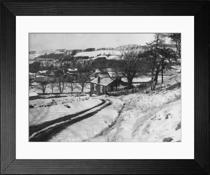 Framed Print : A winter snow scene, Allendale, Northumberland. 22nd November, 1979 Framed Print : A winter snow scene, Allendale, Northumberland. 22nd November, 1979
