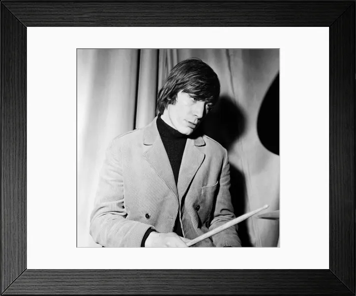 Framed Print : The Rolling Stones backstage at The ABC Theatre, Belfast. Charlie Watts Framed Print : The Rolling Stones backstage at The ABC Theatre, Belfast. Charlie Watts