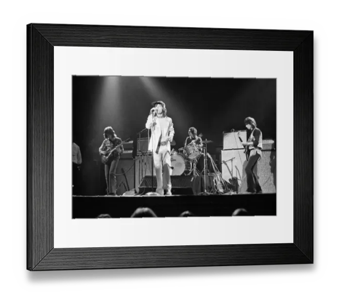 Framed Print : Rolling Stones'on stage of Newcastle City Hall on Thursday 4 / 3 / 1971 for Framed Print : Rolling Stones'on stage of Newcastle City Hall on Thursday 4 / 3 / 1971 for