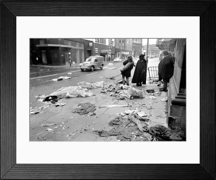 Framed Print : Queue for Rolling Stones Concert at the Free Trade Hall in Manchester Framed Print : Queue for Rolling Stones Concert at the Free Trade Hall in Manchester