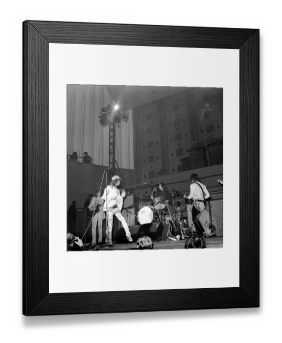 Framed Print : Rolling Stones: During their concert at The Free Trade Hall in Manchester 5 March1971 Framed Print : Rolling Stones: During their concert at The Free Trade Hall in Manchester 5 March1971