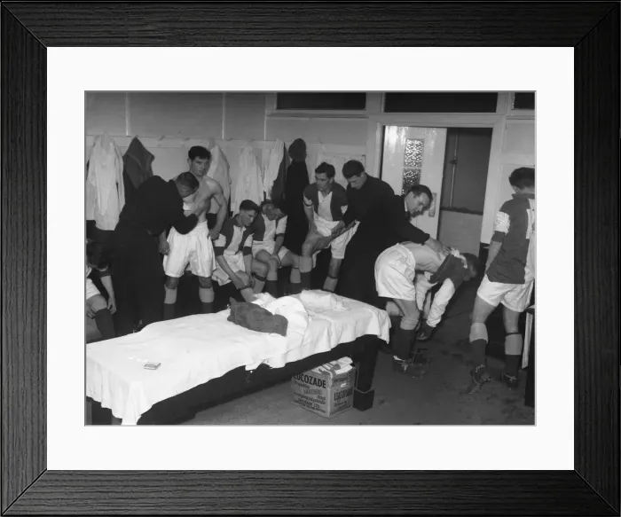 Framed Print : Behind the scene at Coventry Citys Highfield Road ground in the build-up to the new Framed Print : Behind the scene at Coventry Citys Highfield Road ground in the build-up to the new