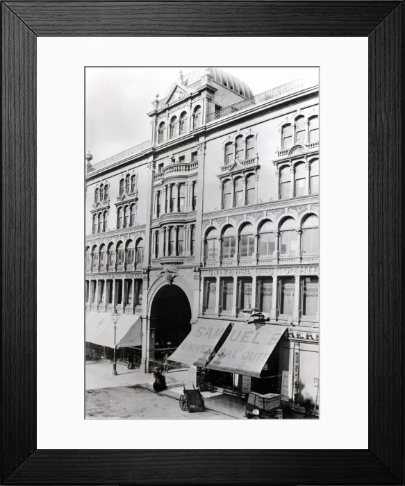Framed Print : Cardiff - Old - Indoor Market - Central Market - The Central Market