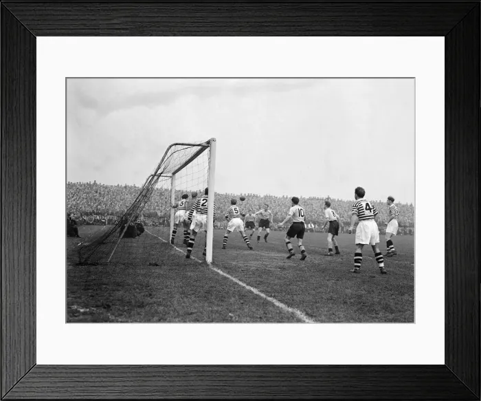 Framed Print : Peterborough v Ipswich Town, FA Cup match at London Road, 19th November 1955 Framed Print : Peterborough v Ipswich Town, FA Cup match at London Road, 19th November 1955