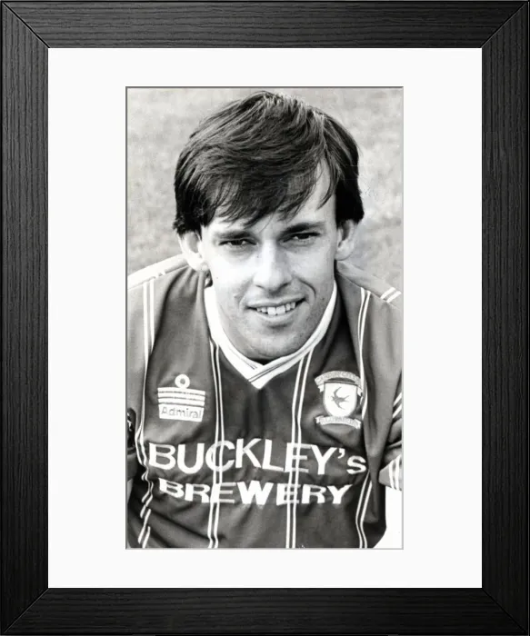 Framed Print : Sport - Football - Cardiff City - 12th August 1987 - Brian McDermott Framed Print : Sport - Football - Cardiff City - 12th August 1987 - Brian McDermott