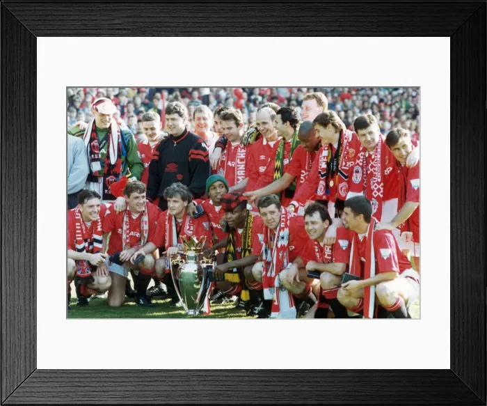 Framed Print : English Premier League match at Old Trafford. Manchester United 0 v Coventry City 0 Framed Print : English Premier League match at Old Trafford. Manchester United 0 v Coventry City 0