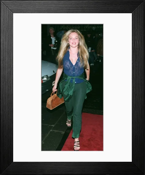 Framed Print : Suzanne Mizzi at the annual Sticky Fingers party July 1997 Framed Print : Suzanne Mizzi at the annual Sticky Fingers party July 1997