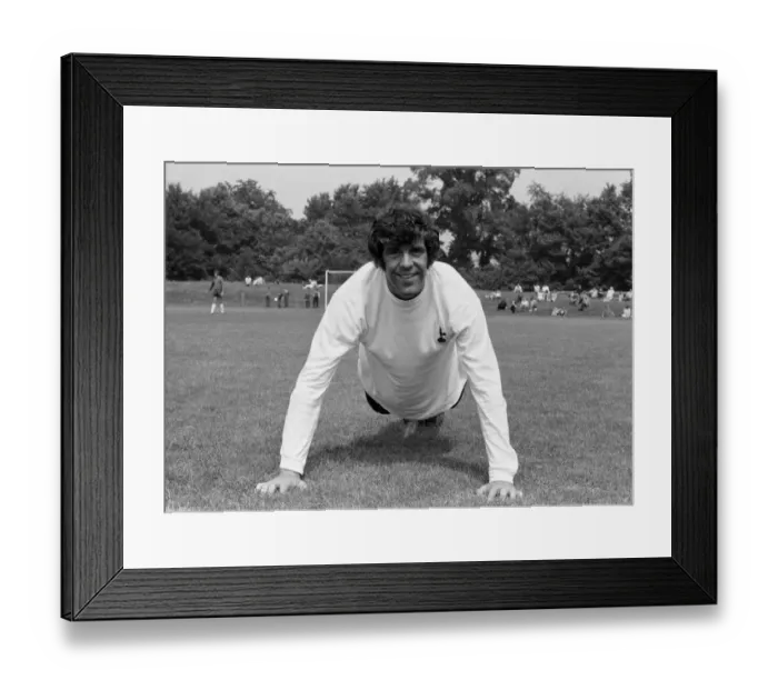Framed Print : Tottenham Hotspur footballer Mike England poses during the Spurs annual photocall Framed Print : Tottenham Hotspur footballer Mike England poses during the Spurs annual photocall