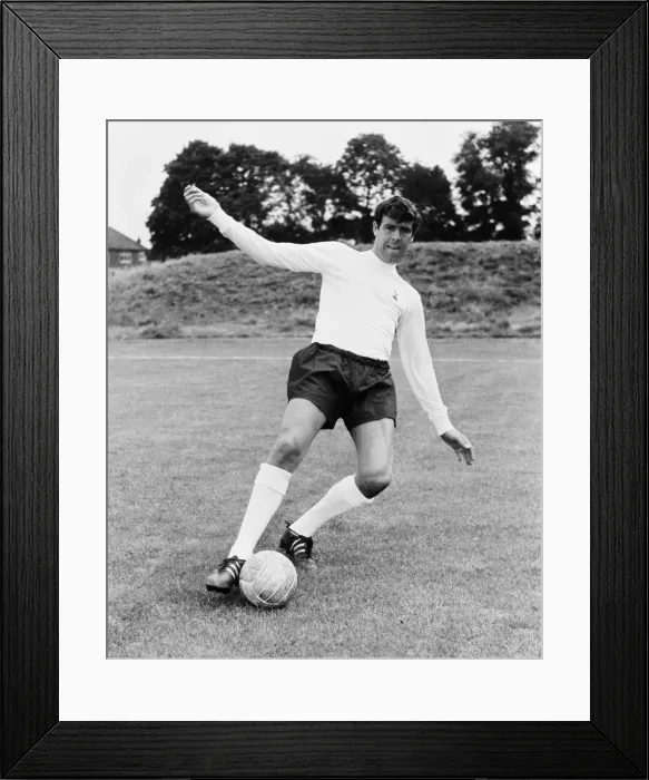 Framed Print : Tottenham Hotspur footballer Mike England during a training session. July 1968 Framed Print : Tottenham Hotspur footballer Mike England during a training session. July 1968